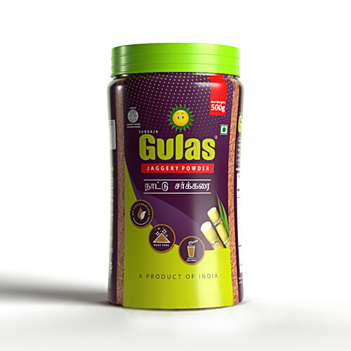 Gulas Jaggery Powder 500g Jar